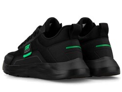 Racing 295 Men's Sneakers Water Repellent - Black/Green - 3