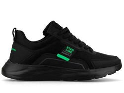 Racing 295 Men's Sneakers Water Repellent - Black/Green - 1