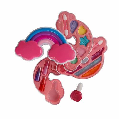 Rainbow Shaped 3 Tiers Makeup Beauty Set - 1