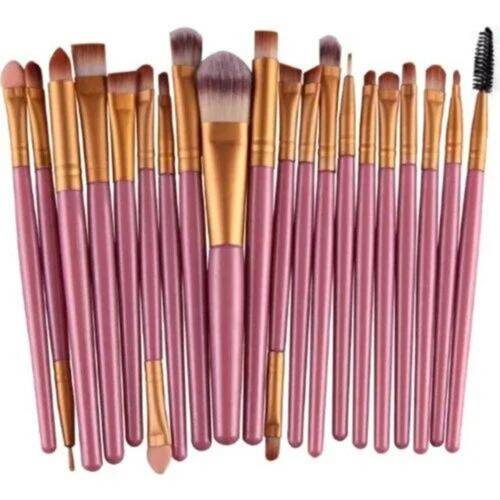 Rose 20-Piece Brush Set Pink - 1