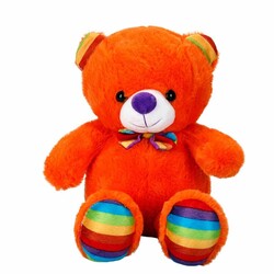 S00002962 ELUŞ BEAR WITH COLORED RIBBON 30CM.6R. -SUN - 3