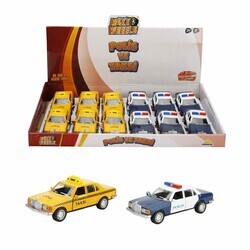 S00003096 METAL W/B 1/32 CAR POLICE TAXI 13CM.2A - 5