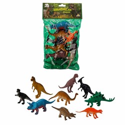 Set of 9 Dinosaur Figures 12-20 cm - 1