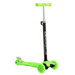 Shinaro Maxi 3-Wheel Height Adjustable Green Scooter with LED Lights - 5