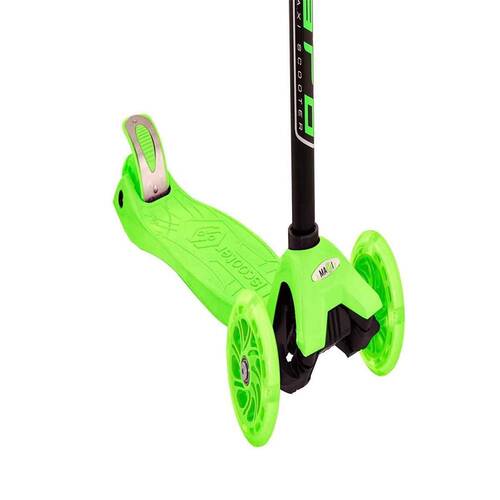 Shinaro Maxi 3-Wheel Height Adjustable Green Scooter with LED Lights - 4