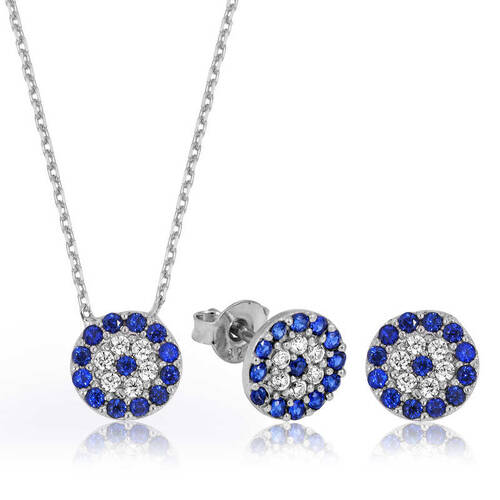 Silver Evil Eye Women's Set - 1