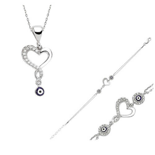 Silver Heart Women's Set - 1