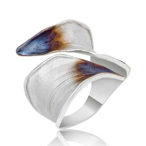 Silver Leaf Women's Ring - 1