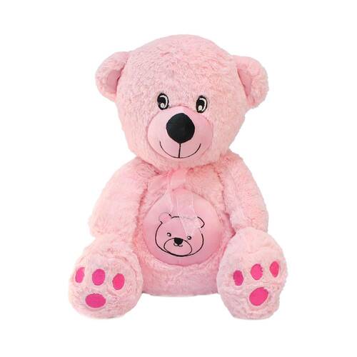 Sitting Plush Bear with a Belly 38 cm - 3