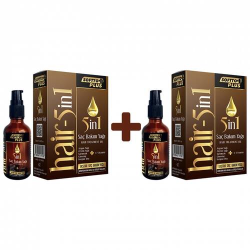 SOFTTO PLUS 2 PACK 5IN1 HAIR CARE OIL - 1