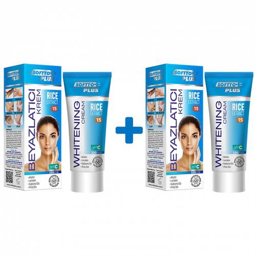 SOFTTO PLUS 2-PACK RICE EXTRACT WHITENING CREAM - 1