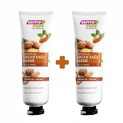 SOFTTO PLUS ARGAN OIL HAND CREAM 50 + 50 ML - 1