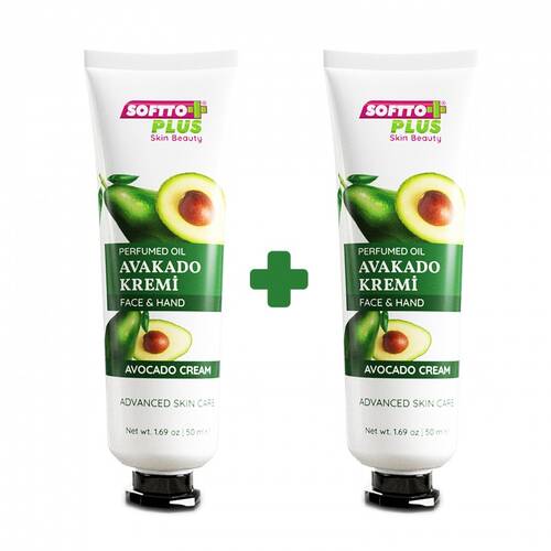 SOFTTO PLUS AVACADO OIL HAND AND FACE CREAM 50 + 50 ML - 1