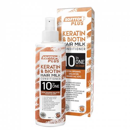 SOFTTO PLUS KERATIN & BIOTIN HAIR MILK - 1