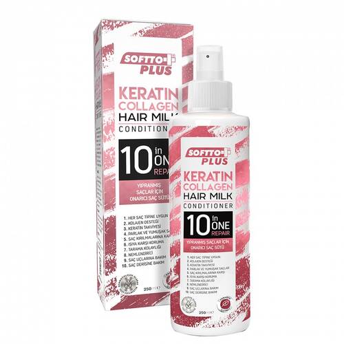 SOFTTO PLUS KERATIN & COLLAGEN HAIR MILK - 1