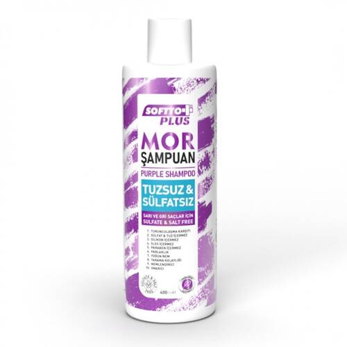 SOFTTO PLUS PURPLE SHAMPOO 400 ML - 1