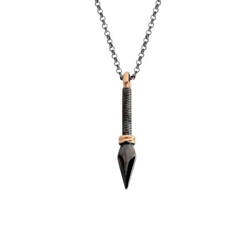 Spear Men's Silver Necklace - 1