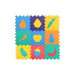 Toru Floor Mat Fruit and Vegetable 9 Pieces 33x33 cm - 6