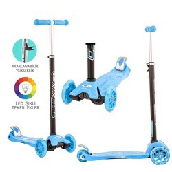 Torutoys Blue Twist Light Scooter Red - 3