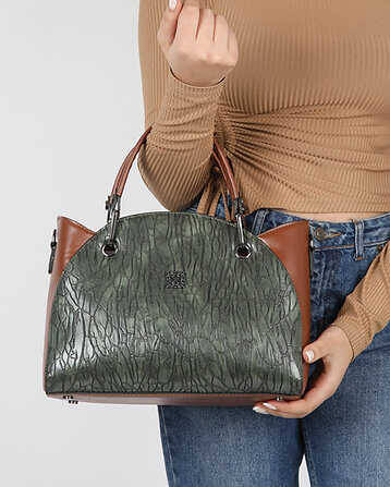 Trends Bag Leather Strap Hand and Shoulder Bag - 1