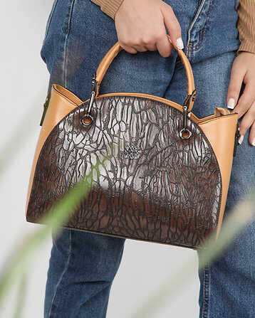 Trends Bag Leather Strap Hand and Shoulder Bag - 1