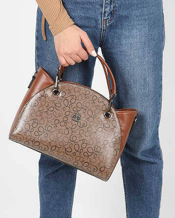 Trends Bag Leather Strap Hand and Shoulder Bag - 1