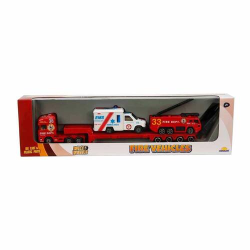 Triple Fire Truck Set - 3