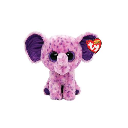 Ty Beanie Boo's Eva Elephant Purple Plush - 1