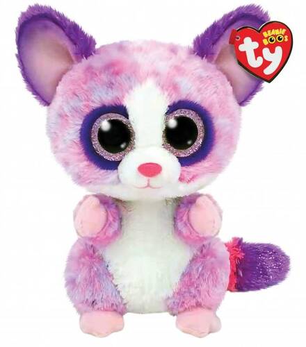 TY Plush Becca the Pink Bush Baby Regular Beanie Boo - 1