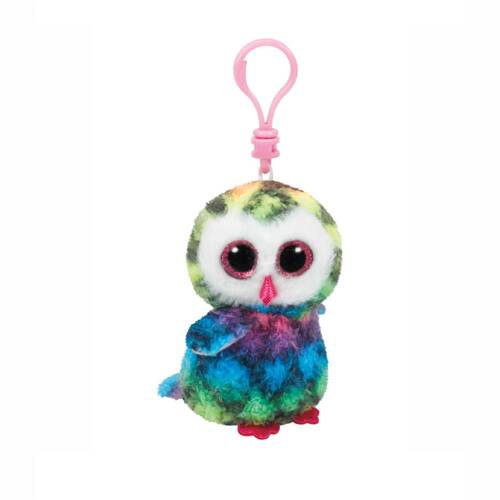 TY35025 Beanie Boo'S Owen Owl Plush Keychain - 1