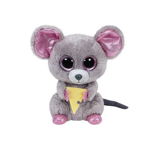 TY36192 Plush Squeaker Mouse With Cheese Reg - 1