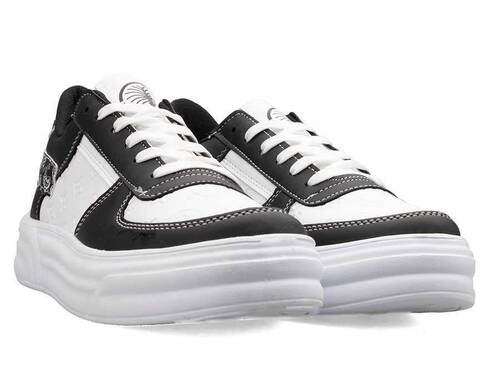 Udro 344 Women's Sneakers Leather - White/Black - 2