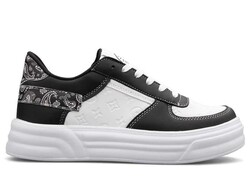 Udro 344 Women's Sneakers Leather - White/Black - 1