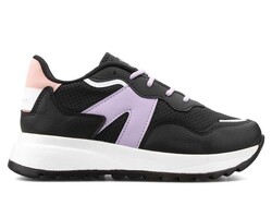 Udro 611 Women's Sneakers Skin - Black/Purple - 1