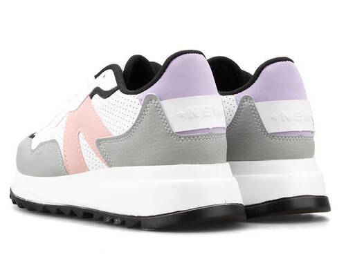 Udro 611 Women's Sneakers Skin - White/Purple - 3