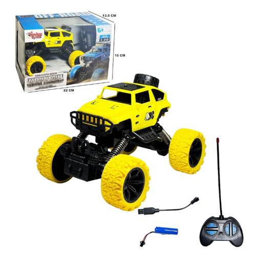 Uzaktan Kumandalı Full Fonksiyon Şarjlı Büyük Teker Off Road Jeep - 3