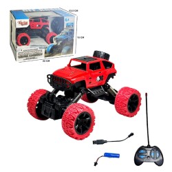 Uzaktan Kumandalı Full Fonksiyon Şarjlı Büyük Teker Off Road Jeep - 4