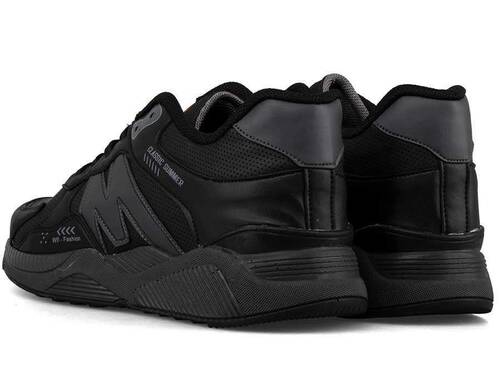 Wanderfull Men's Sneakers Skin 4223 - Black/Smoked - 3