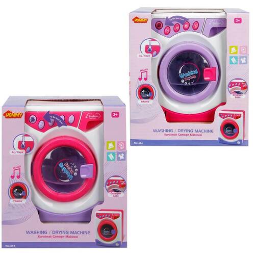 Washing Machine with Music and Light Pink or Purple Price is for 1 Piece - 1