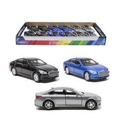 Welly Hyundai Genesus Pull and Drop Metal Car - 5