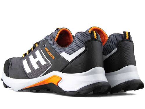 Wickers 2501 Men's Sneakers Skin - Smoked/Black/Orange - 3