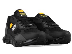 Wickers 2537 Men's Sneakers Leather - Black/White/Yellow - 2