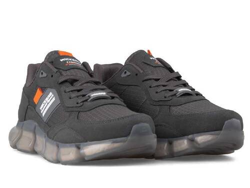 Wickers 2537 Men's Sneakers Skin - Smokey/Orange - 2