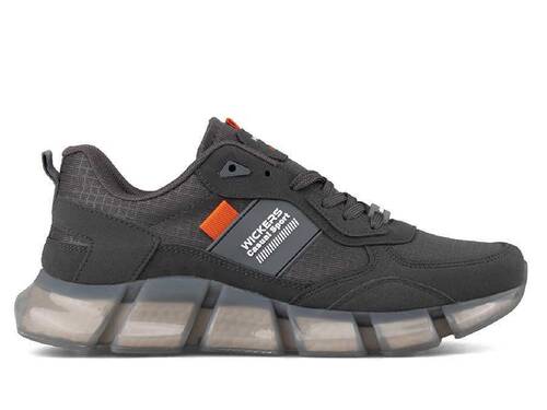 Wickers 2537 Men's Sneakers Skin - Smokey/Orange - 1