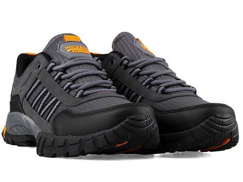 Wickers 2568 Men's Sneakers Skin - Smoked/Black/Orange - 2