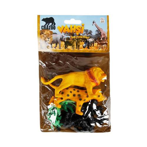 Wild Animals Animal Play Set with Bags - 2