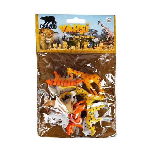 Wild Animals Animal Play Set with Bags - 4