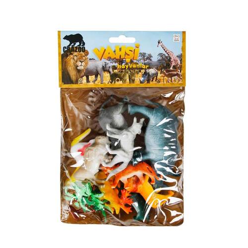 Wild Animals Animal Play Set with Bags - 2