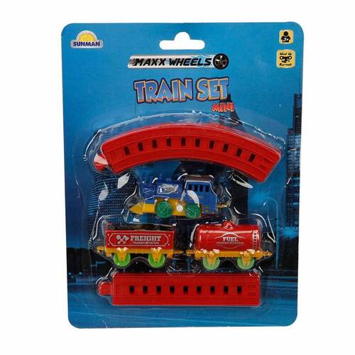 Wind-Up Rail Mini Train Set 11 Pieces - 2