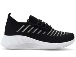 Women's Sneakers Knitwear Jazz Club 01 - Black/White - 1